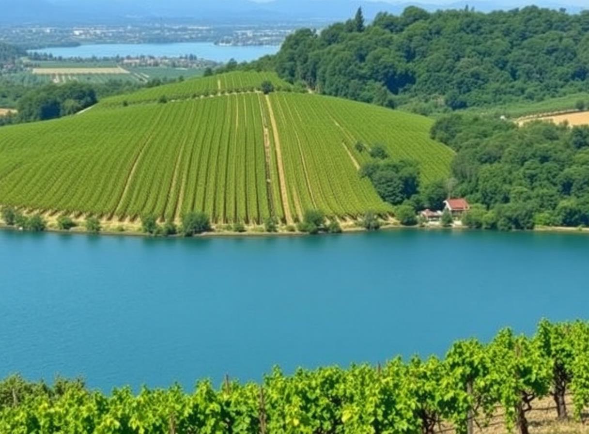 Szőlőhegy a Balaton fölött, Badacsony tájkép